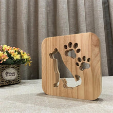 Load image into Gallery viewer, Creative Wooden Dog Paw Lamp