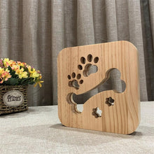 Load image into Gallery viewer, Creative Wooden Dog Paw Lamp