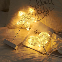 Load image into Gallery viewer, Heart and Star Night Light