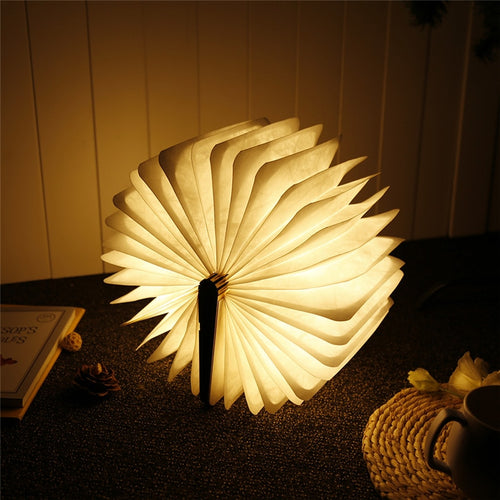 Pages Led Book Shape Night Light